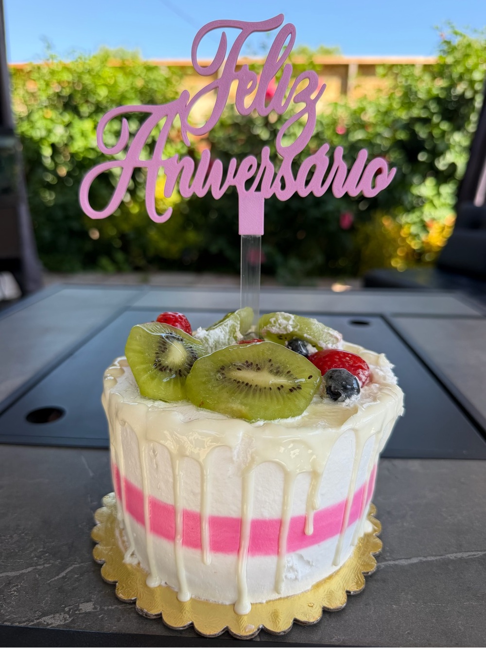 FELIZ ANIVERSARIO CAKE TOPPER